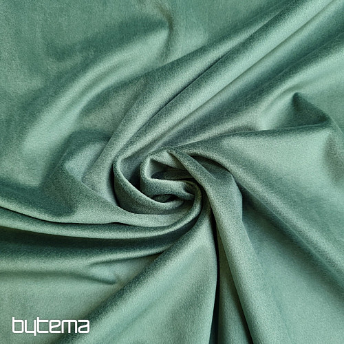 Luxusná jednofarebná dizajnová dekoračná látka GERSTER 77042/0500 ZELENÁ