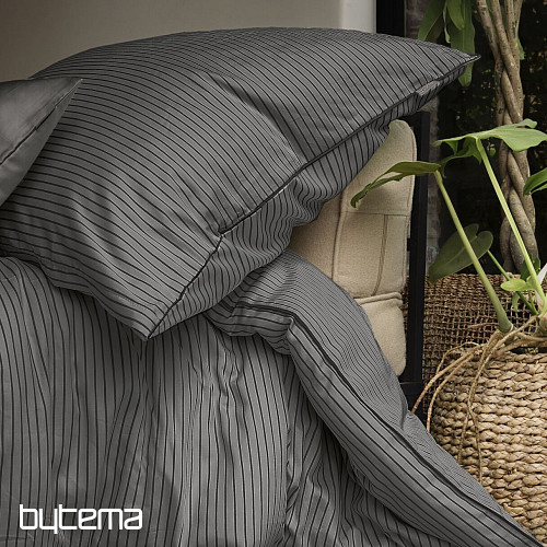 IRISETTE luxusný bavlnený satén TOKIO 8607-11 sivá