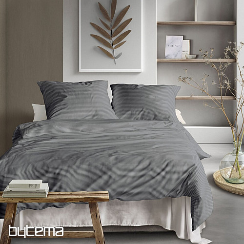 IRISETTE luxusný bavlnený satén TOKIO 8607-11 sivá