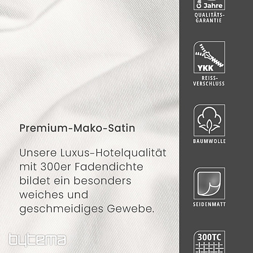 IRISETTE luxusný bavlnený satén TOKIO 8607-11 sivá