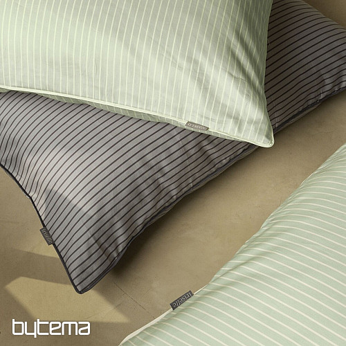 IRISETTE luxusný bavlnený satén TOKIO 8607-30 zelená