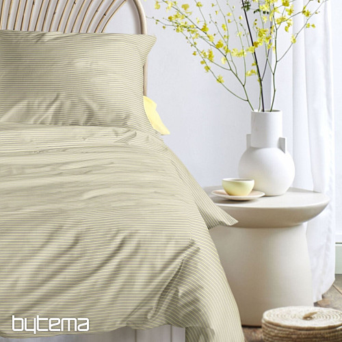 IRISETTE luxusný bavlnený satén TOKIO 8607-40 béžová