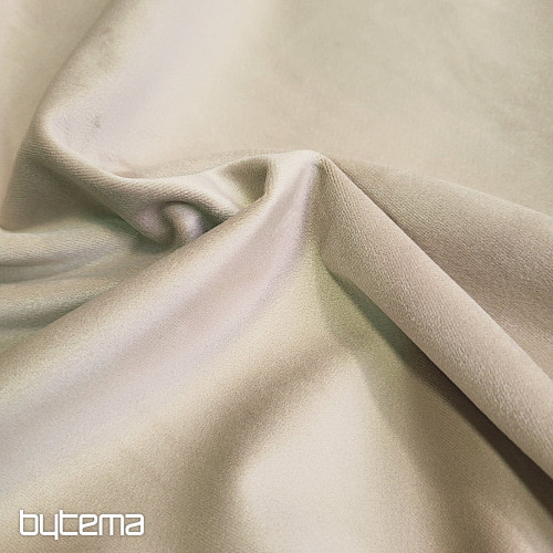 Luxusná jednofarebná dizajnová dekoračná látka GERSTER 77042/0023 sv. béžová