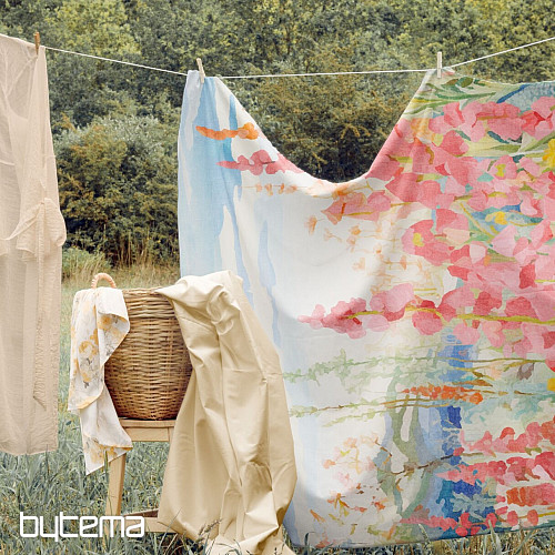 IRISETTE luxusný bavlnený satén WAVE 8689-90 Náprstníky