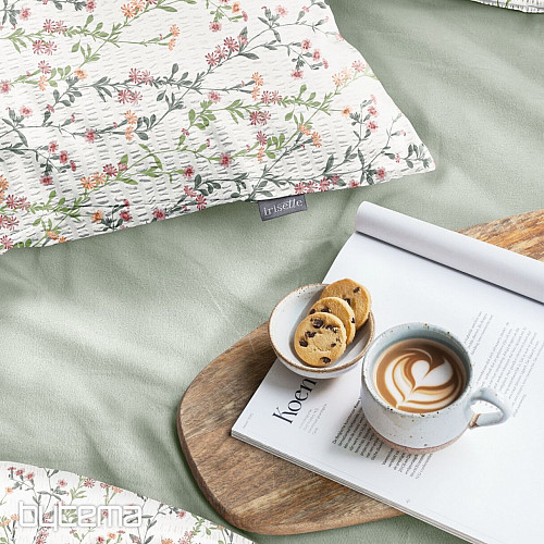 IRISETTE luxusný jemný krep EASY 8665-60 Kytičky