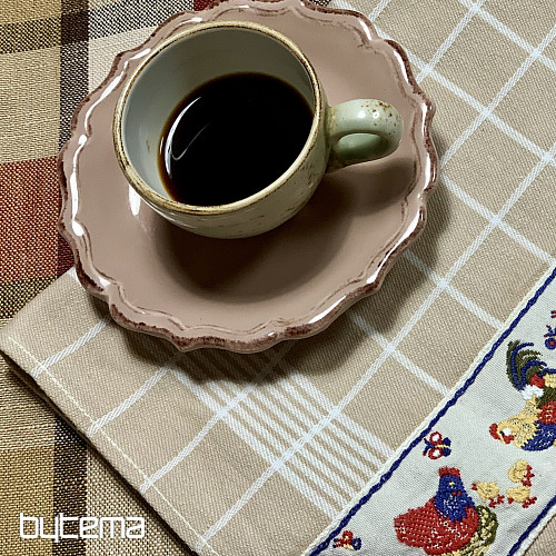 Obrus a šál ATILA ČERVENÁ