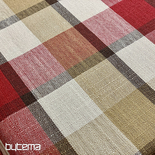 Obrus a šál ATILA ČERVENÁ