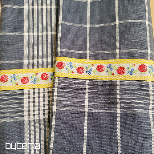 Utierky od BABIČKY SIVÉ S KVETY