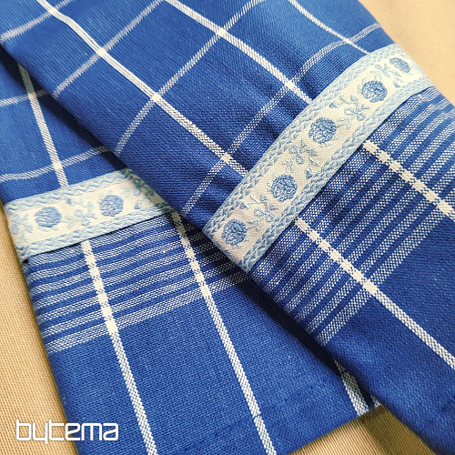 Utierky od BABIČKY MODRÉ S KVETY