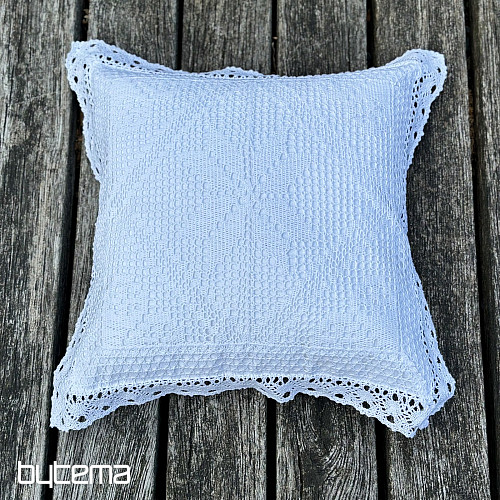 Čipkový dekoračný povlak KRAJKA biela