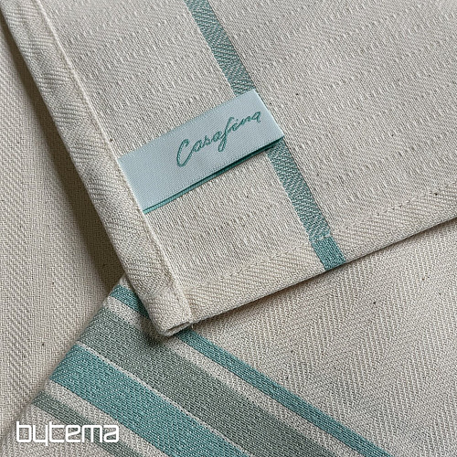 Utierky FRENCH STRIPES AQUA 70x50 2ks