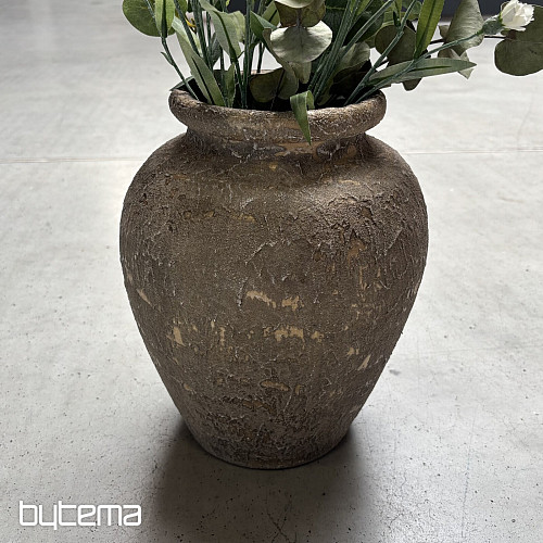 Váza keramická TAVIR 24x30 rustic gold