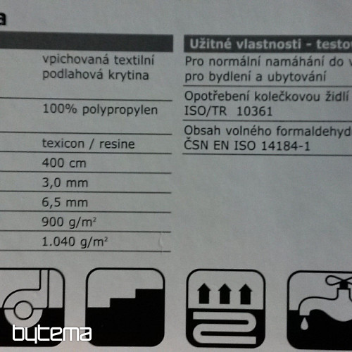 Záťažové koberce vpichovaný PRIMAVERA 399