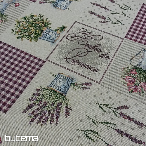 Gobelínová látka KVETY Z PROVENCIA