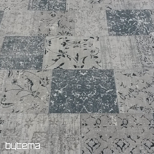 moderný kusový koberec PIAZZO 12168 sivomodrý
