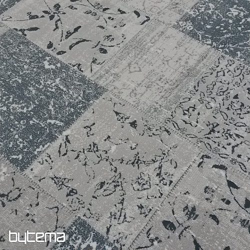moderný kusový koberec PIAZZO 12168 sivomodrý