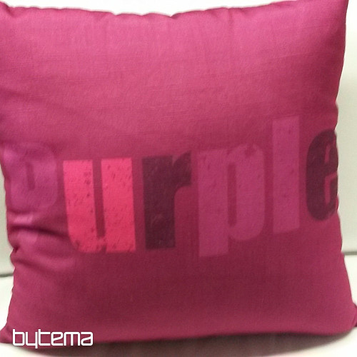 Dekoračná obliečka na vankúš COLORS PURPLE