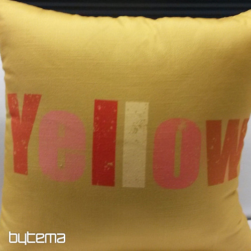 Dekoračná obliečka na vankúš COLORS YELLOW