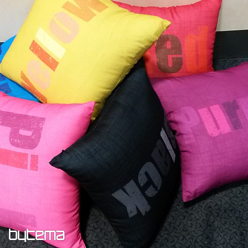 Dekoračná obliečka na vankúš COLORS RED