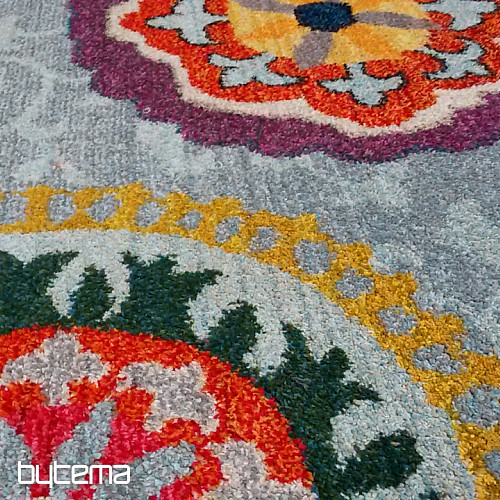 Kusový koberec MANDALY sivomodrý