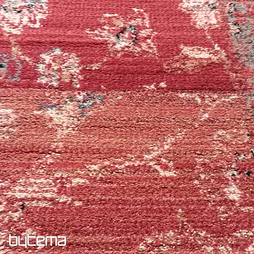 Luxusné vlnený behúň ROYAL PATCHWORK red