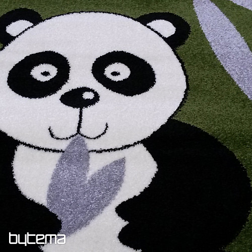 Detský koberec PANDA zelený