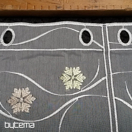 Záclona vlnka kvet