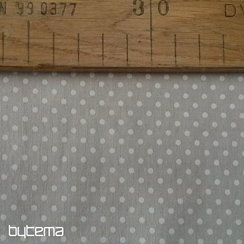 Bavlněná dekoračná látka PISANI puntík