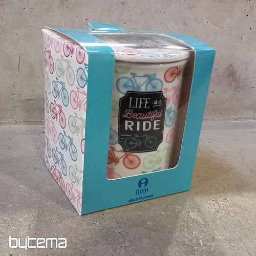 Hrnček s pokličkou a sitkem SUMMER RIDE 280ml