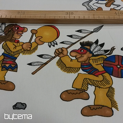 Dekoračná látka INDIÁNI