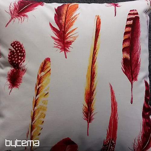 Dekoračná obliečka na vankúš PIERČKA ČERVENÉ