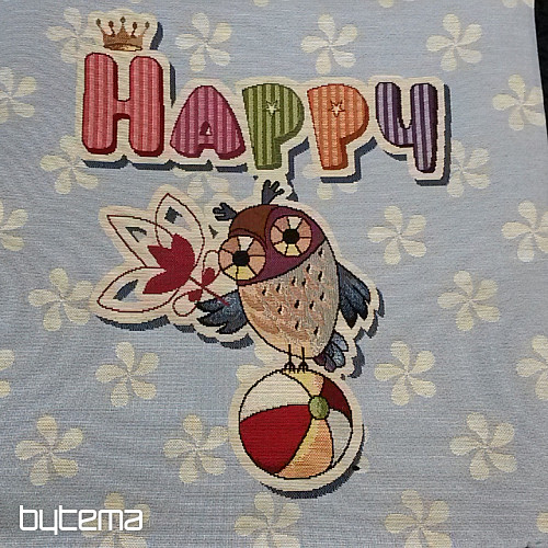Gobelínový obliečka na vankúš HAPPY