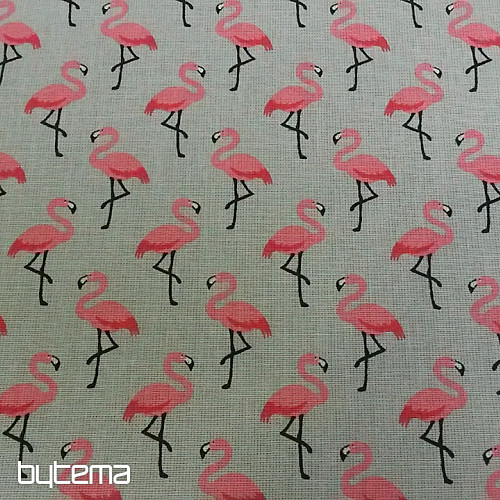 Dekoračná látka FLAMINGO gris