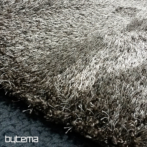 Kusový koberec SHAGGY OVO hnedý