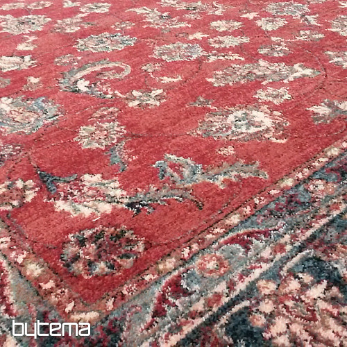 Luxusné vlnené koberce ROYAL celoplošný kvet red
