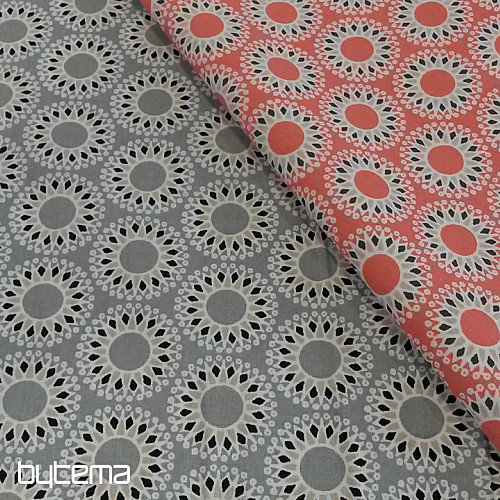 Bavlnená látka MALAWA sivá