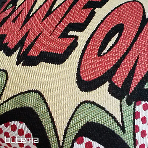 Gobelínový obliečka na vankúš COMICS GAME ON!