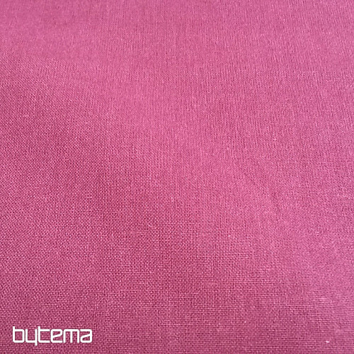Bavlnená látka UNI PURPLE vínová