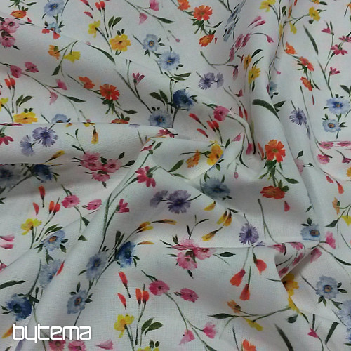 Bavlnená látka JARDINS C multicolor