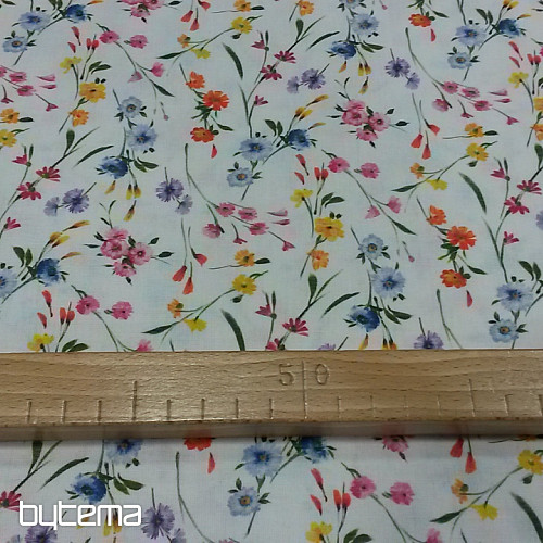 Bavlnená látka JARDINS C multicolor