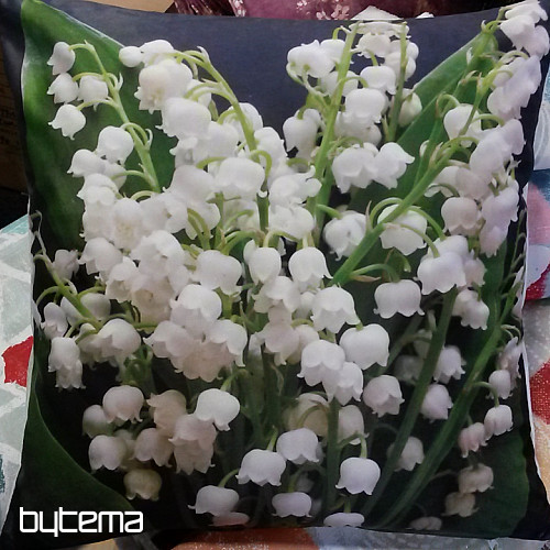 Dekoračná obliečka na vankúš KONVALINKA