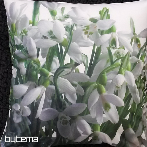 Dekoračná obliečka na vankúš SNEŽENKY