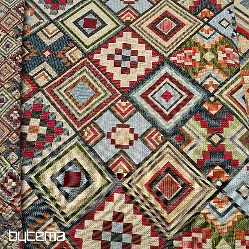 Gobelínová látka AZTEC velký