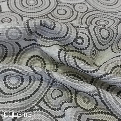 Dekoračná látka MANDALA ECO sivá