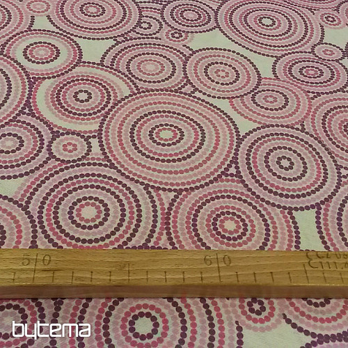 Dekoračná látka MANDALA ECO lila