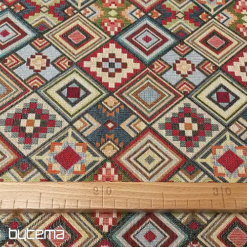 Gobelínová látka AZTEC malý