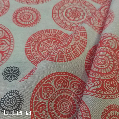 Dekoračná látka SOTAVENTO mandala 401