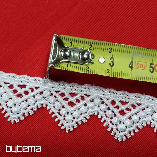 Čipka 5451/0010 3 cm biela