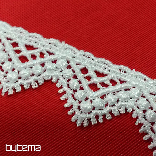 Čipka 5451/0010 3 cm biela