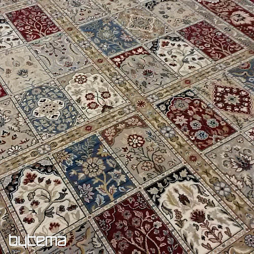 Vlnený klasický koberec DIAMOND ORIENT 7216/300 kazetový